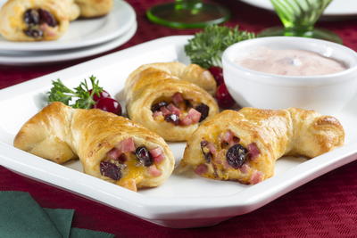 Ham and Cheese Cornucopias