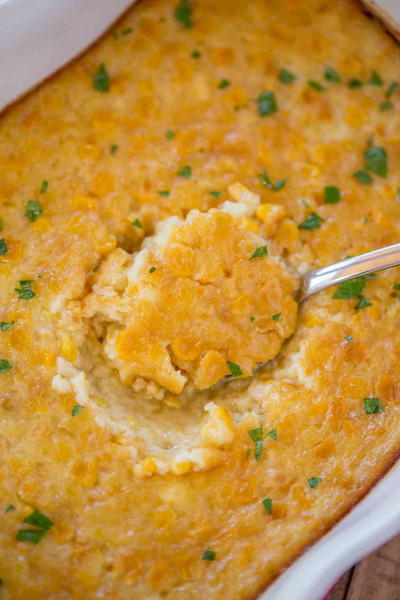 Easy and Buttery Corn Pudding