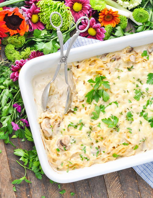 Dump-and-Bake Turkey Tetrazzini