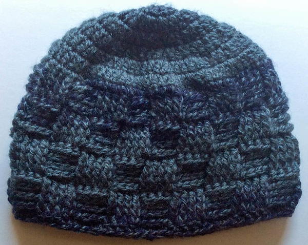 Meandering Walk in the Woods Basketweave Beanie