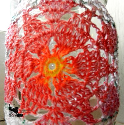 Poinsettia Jar Cozy