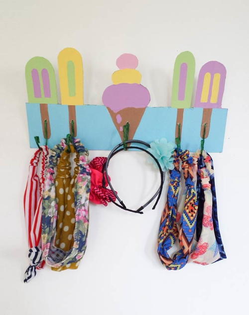 DIY Easy Hairband Organizer