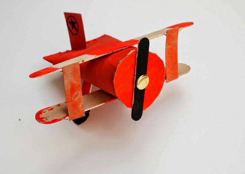 Toilet Roll Biplane Craft | AllFreeKidsCrafts.com