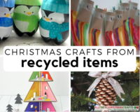 60 Christmas Crafts from Recycled Items