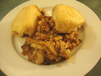 Leftover Turkey And Dumplings Casserole