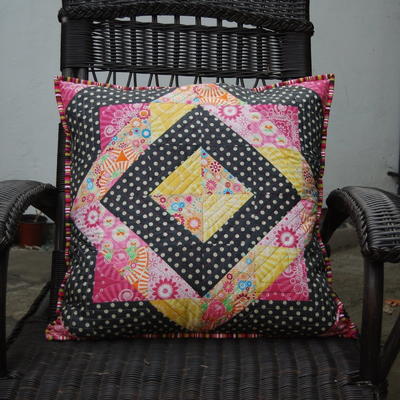 On Point Frames Quilted Pillow