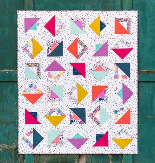 Chromatic Squares Quilt Pattern