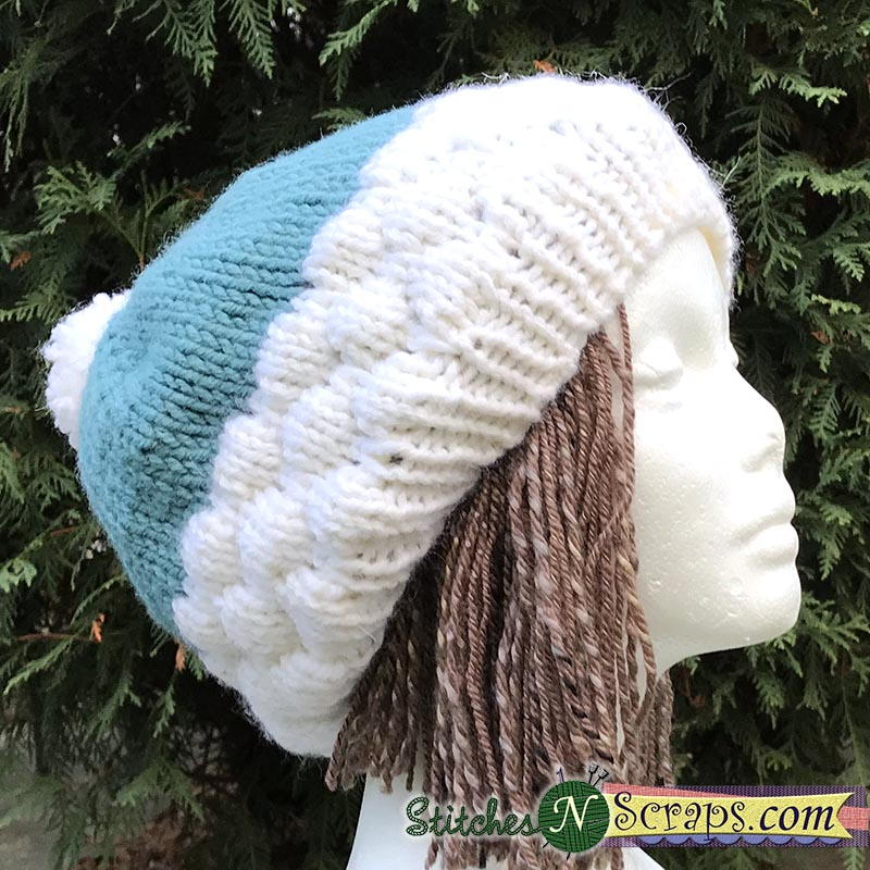 Snow Day Knit Slouch | AllFreeKnitting.com