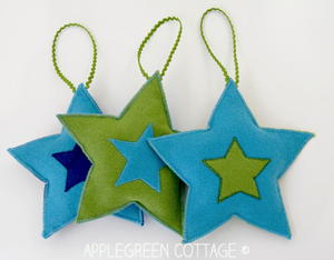 Felt Stars Free Pattern 