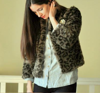 Faux Fur Box Coat Tutorial