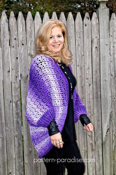 Snuggler Cardigan Crochet Sweater Cocoon