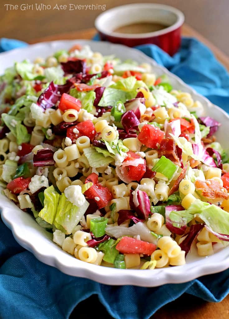 Copycat Portillo's Chopped Salad and Dressing | AllFreeCopycatRecipes.com
