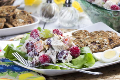 Berry Grape Chicken Salad