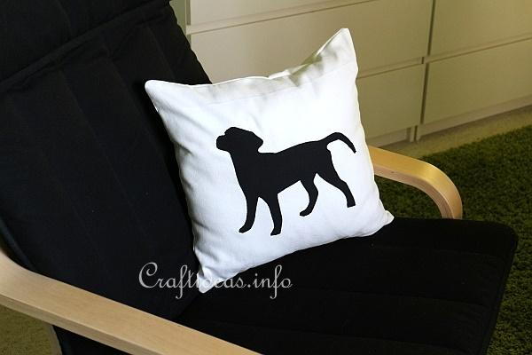 black labrador christmas pillow