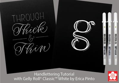 Gelly Roll Hand Lettering Tutorial