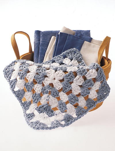 Granny Square Cloth Crochet Pattern