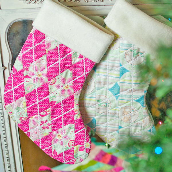 Adorable Argyle Christmas Stocking Pattern