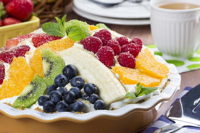 Fruit Medley Cream Pie