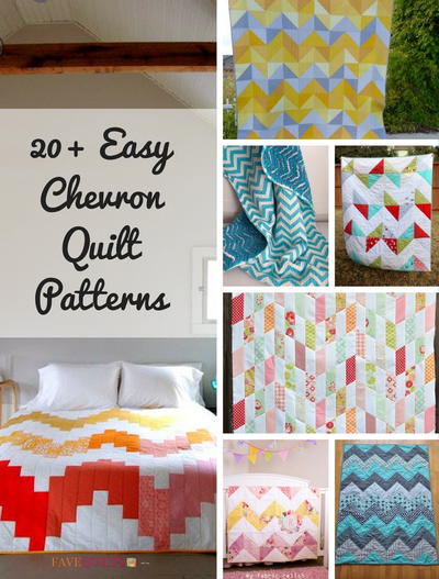 20 Easy Chevron Quilt Patterns Favequilts Com