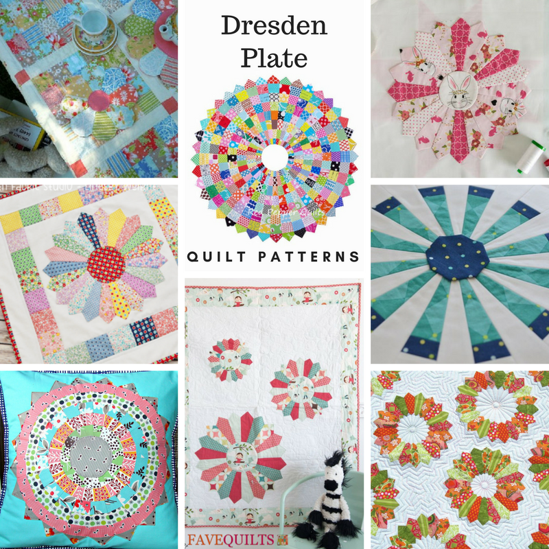 12 Dresden Plate Quilt Patterns