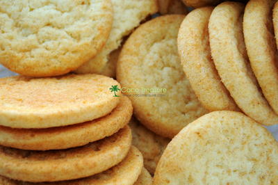No-Roll Sugar Cookies with Coconut Oil