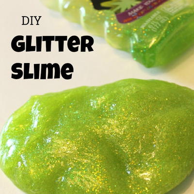 DIY Glitter Slime | DIYIdeaCenter.com