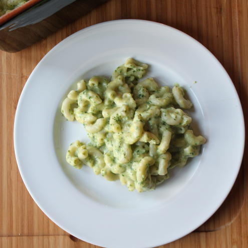 Baked Spinach Macaroni and Cheese