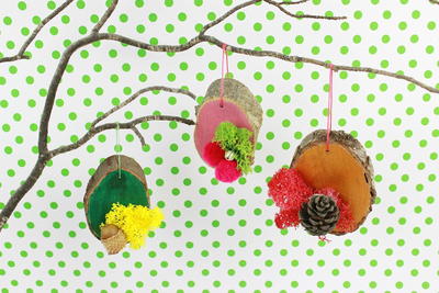Colorful Woodland Christmas Ornaments
