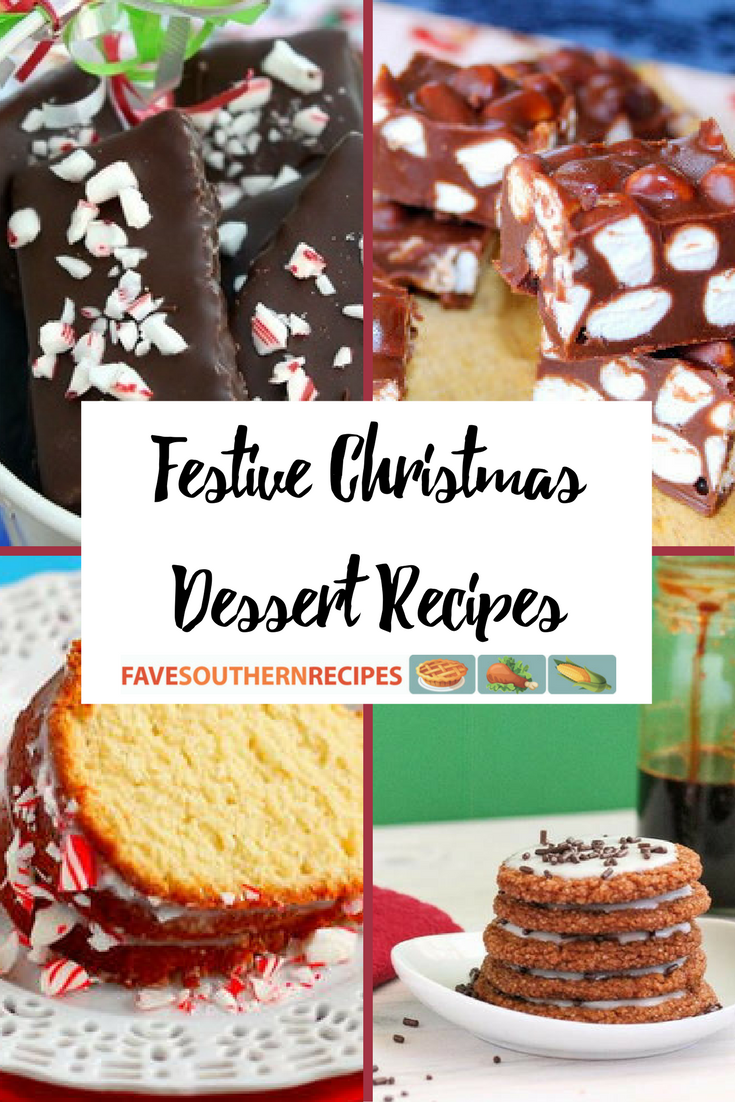 20+ Festive Christmas Dessert Recipes | FaveSouthernRecipes.com