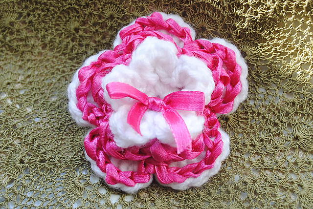 Layered Ribbon Flower