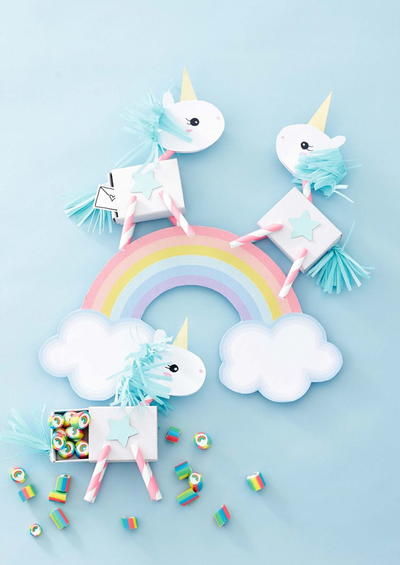 Lovely Unicorn Party Favor Craft