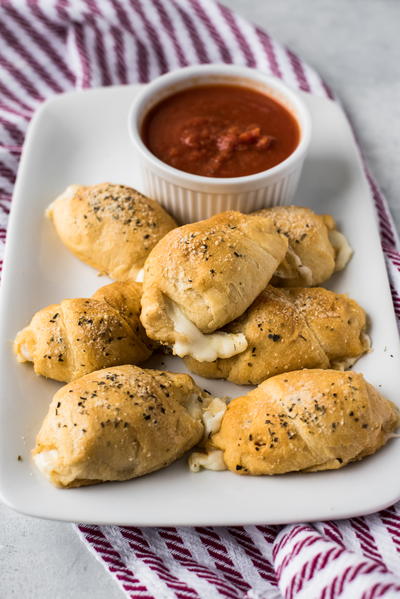 Crescent Rolls Pizza Pockets