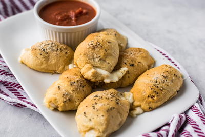 Crescent Rolls Pizza Pockets