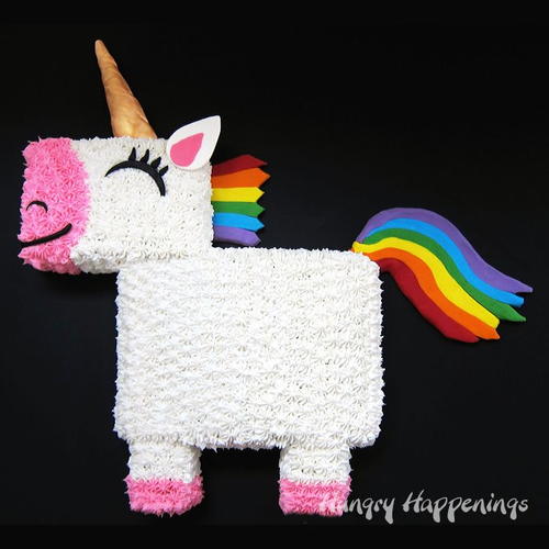 Rainbow Unicorn Sheet Cake Recipe