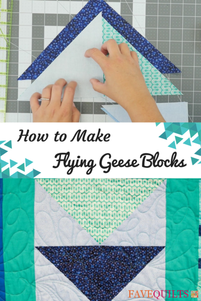 How to Make Flying Geese Blocks