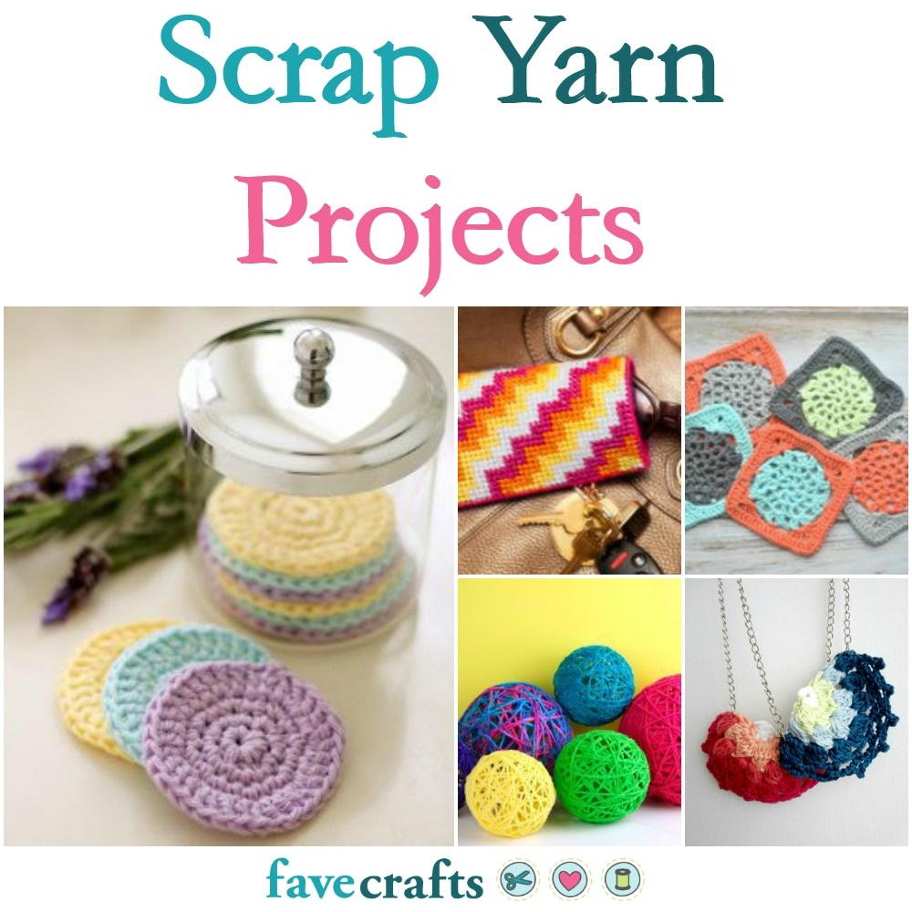 5 Easy Yarn Scrap Projects - Fun Ways to Recycle Yarn – Darn Good Yarn