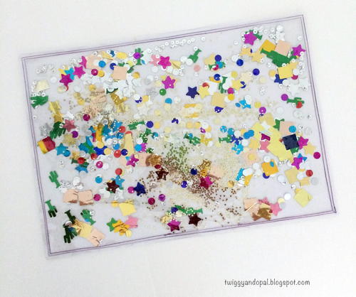 Glitter Vinyl Placemat Tutorial