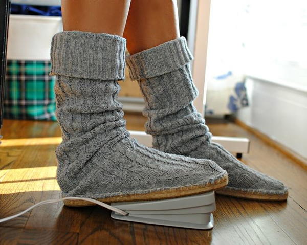 Upcycled DIY Sweater Boots
