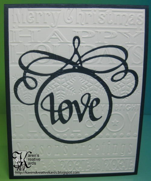 Easy Embossed Holiday Cards