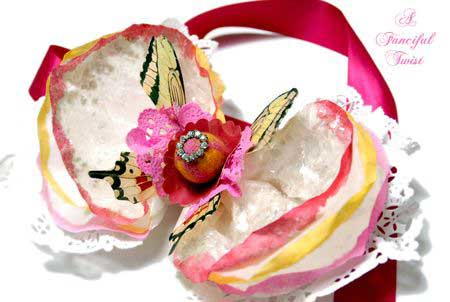 Fancy Coffee Filter Corsage