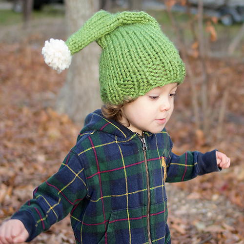 Cheerful Elf Knit Hat