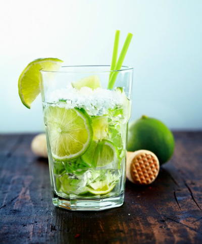 Put The Lime in The Coconut Water Refresher