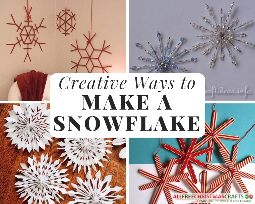 How To Make Huge Snowflake Decorations For The Holidays