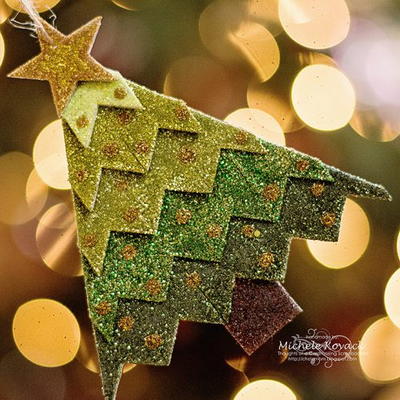 Sparkliest DIY Christmas Tree Ornament