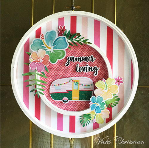 Embroidery Hoop Art Wreath