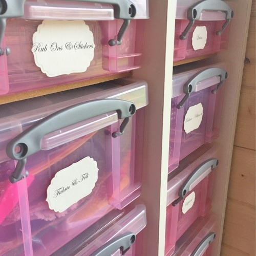 DIY Labels to Organize Your Craft Space