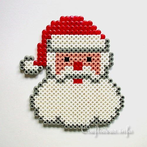 Melting Beads Santa Claus Head