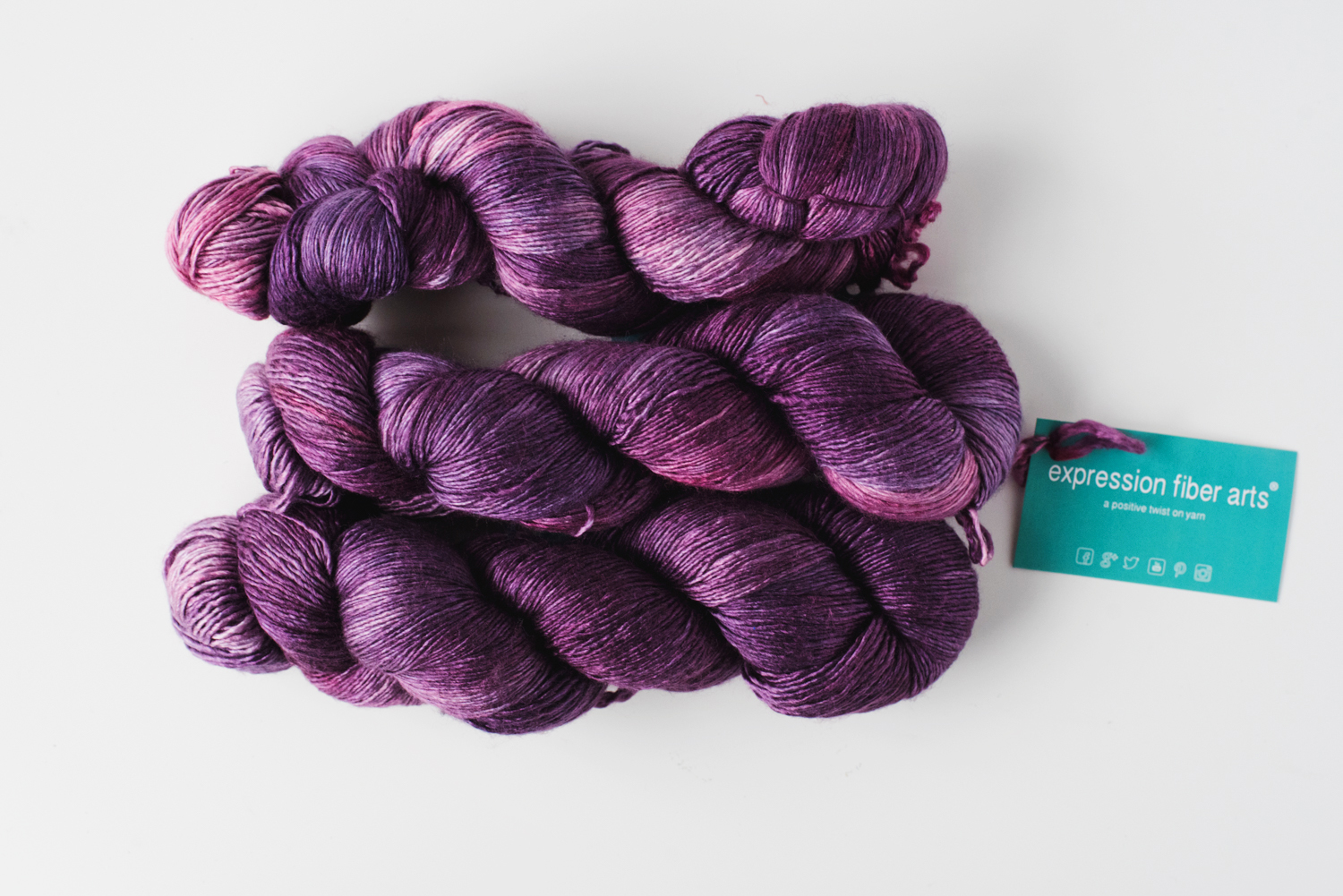 Eggplant Silk Yarn Giveaway