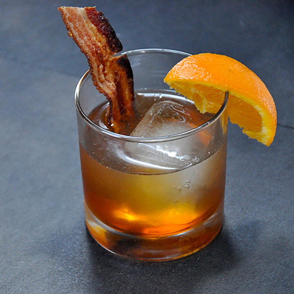 Bacon Bourbon Maple Old Fashioned | RecipeLion.com