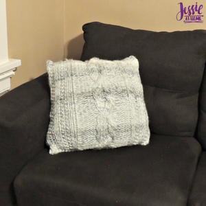 Giant Cable Knit Pillow